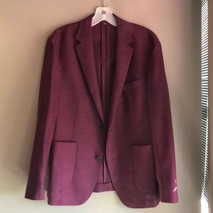 Burgundy Bonobos men’s blazer